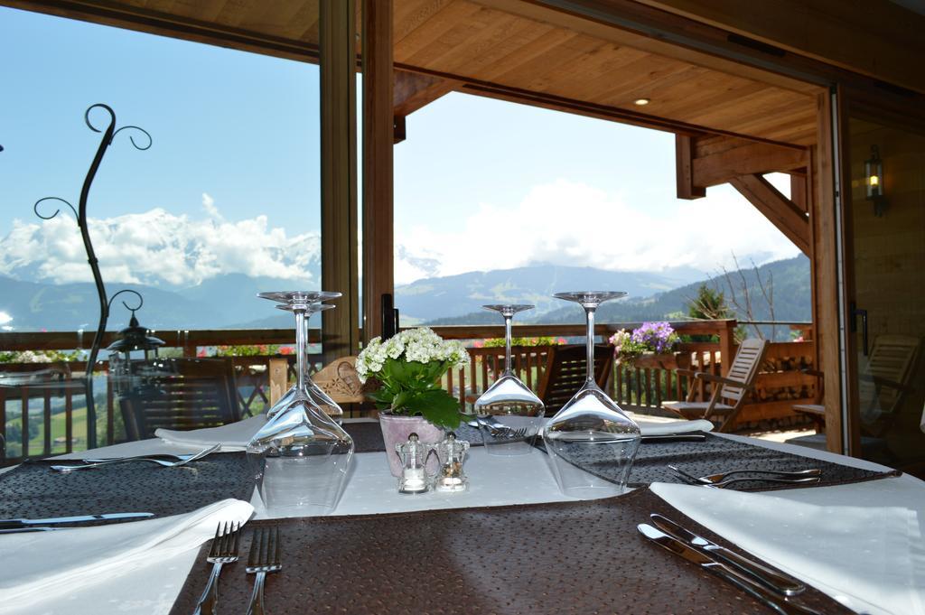 Villa La Joubarbe Au Balcon Du Mont-Blanc Sallanches Exterior foto