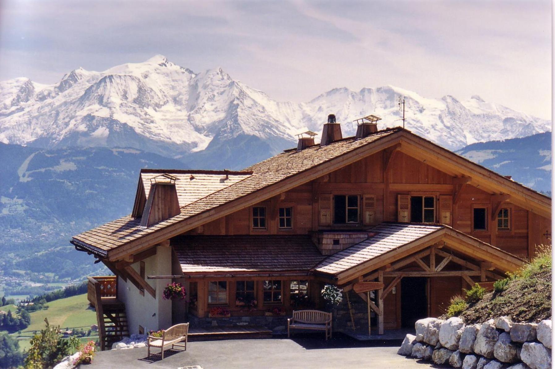 Villa La Joubarbe Au Balcon Du Mont-Blanc Sallanches Exterior foto