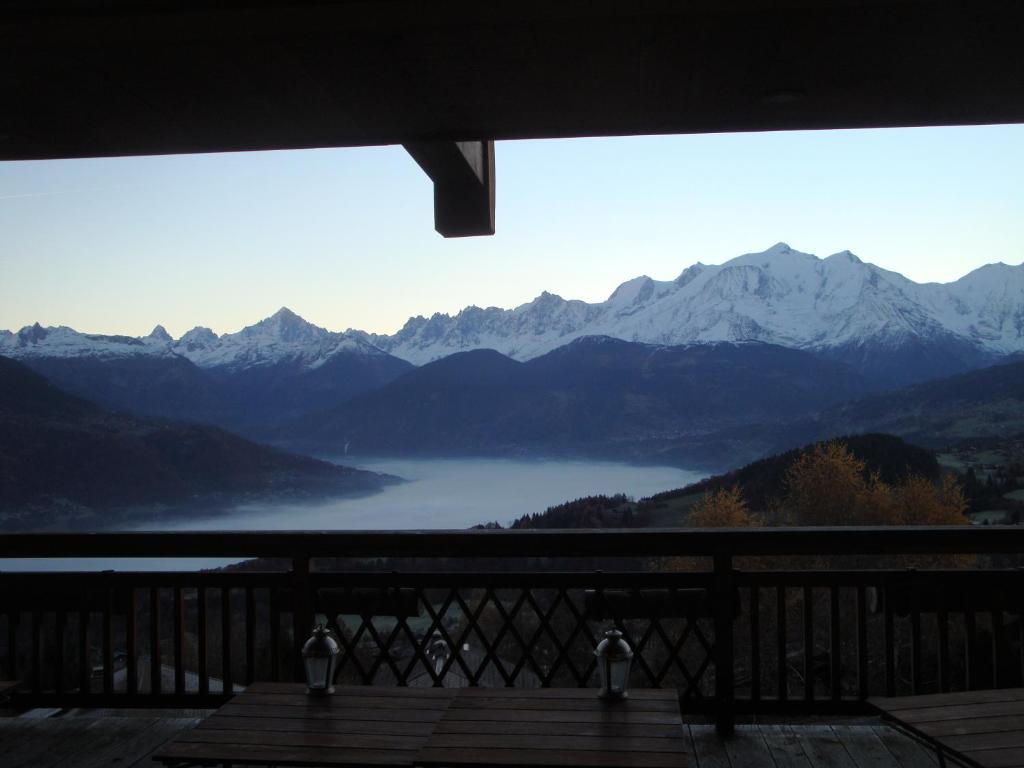 Villa La Joubarbe Au Balcon Du Mont-Blanc Sallanches Exterior foto