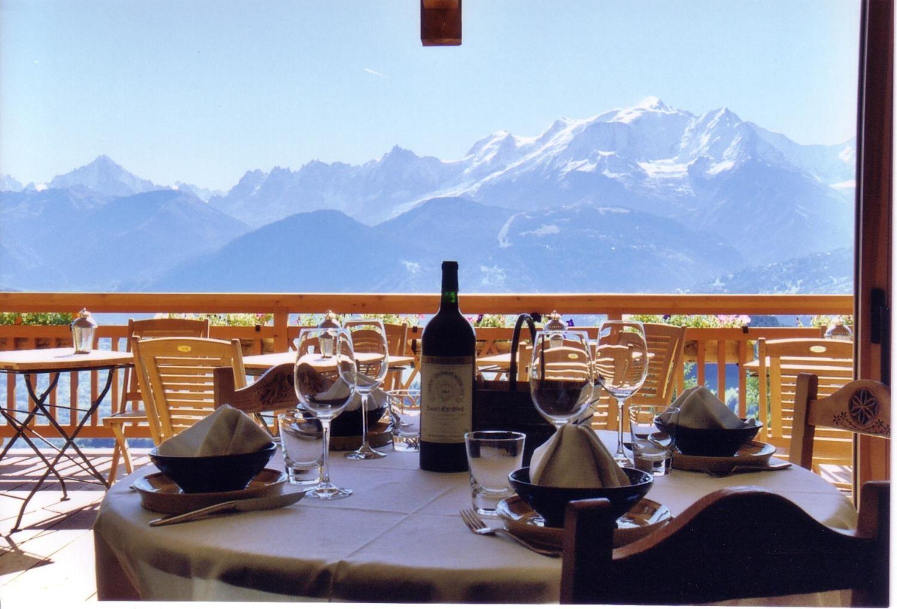 Villa La Joubarbe Au Balcon Du Mont-Blanc Sallanches Exterior foto