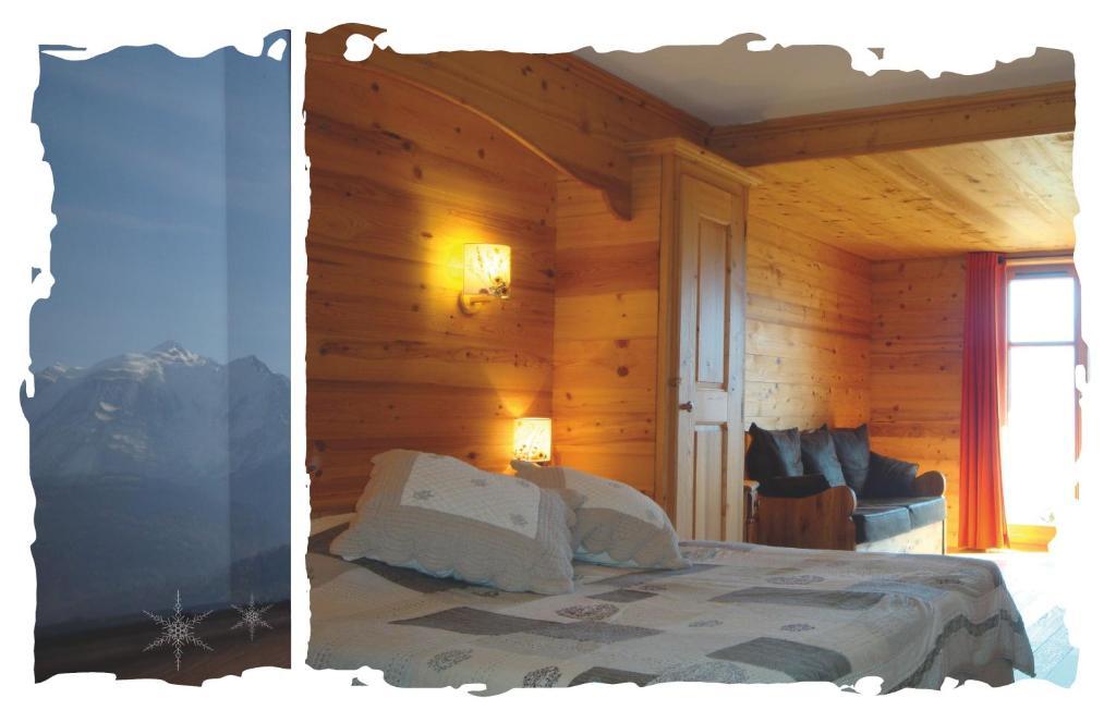 Villa La Joubarbe Au Balcon Du Mont-Blanc Sallanches Zimmer foto
