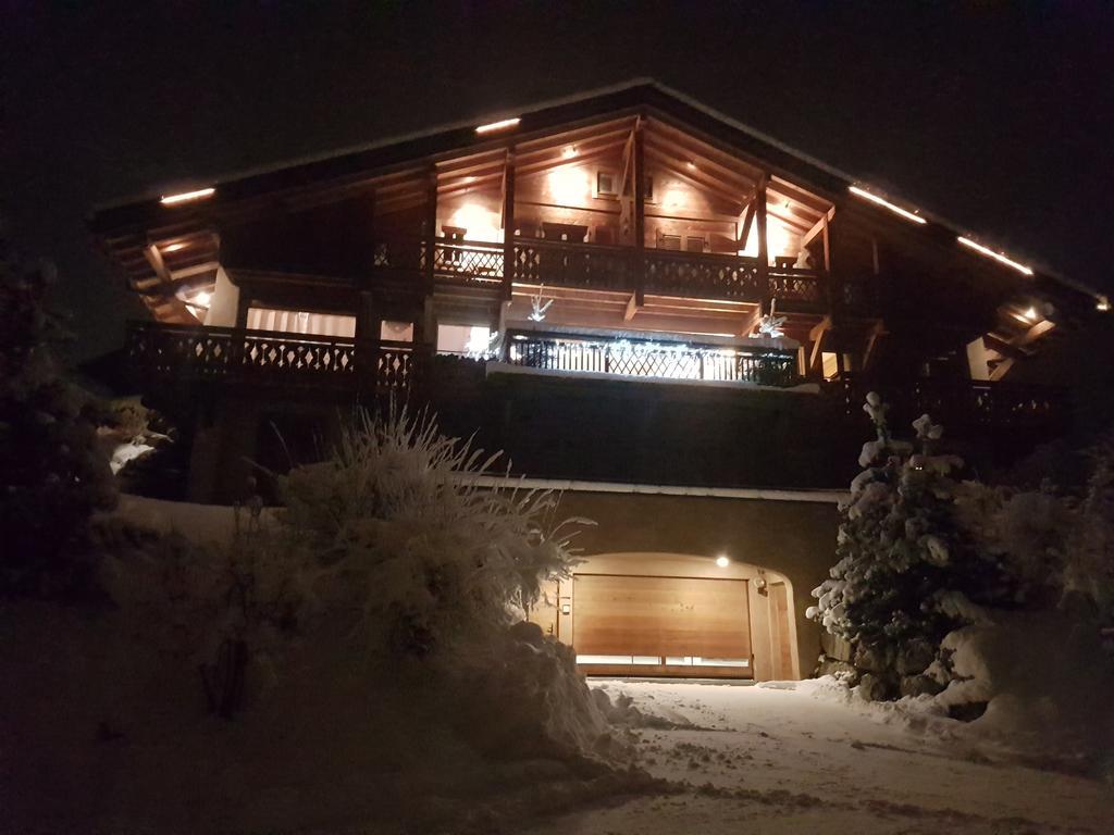 Villa La Joubarbe Au Balcon Du Mont-Blanc Sallanches Exterior foto
